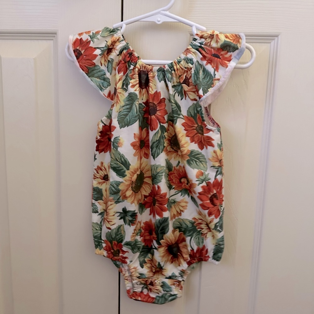 Toddler Floral Body Suit